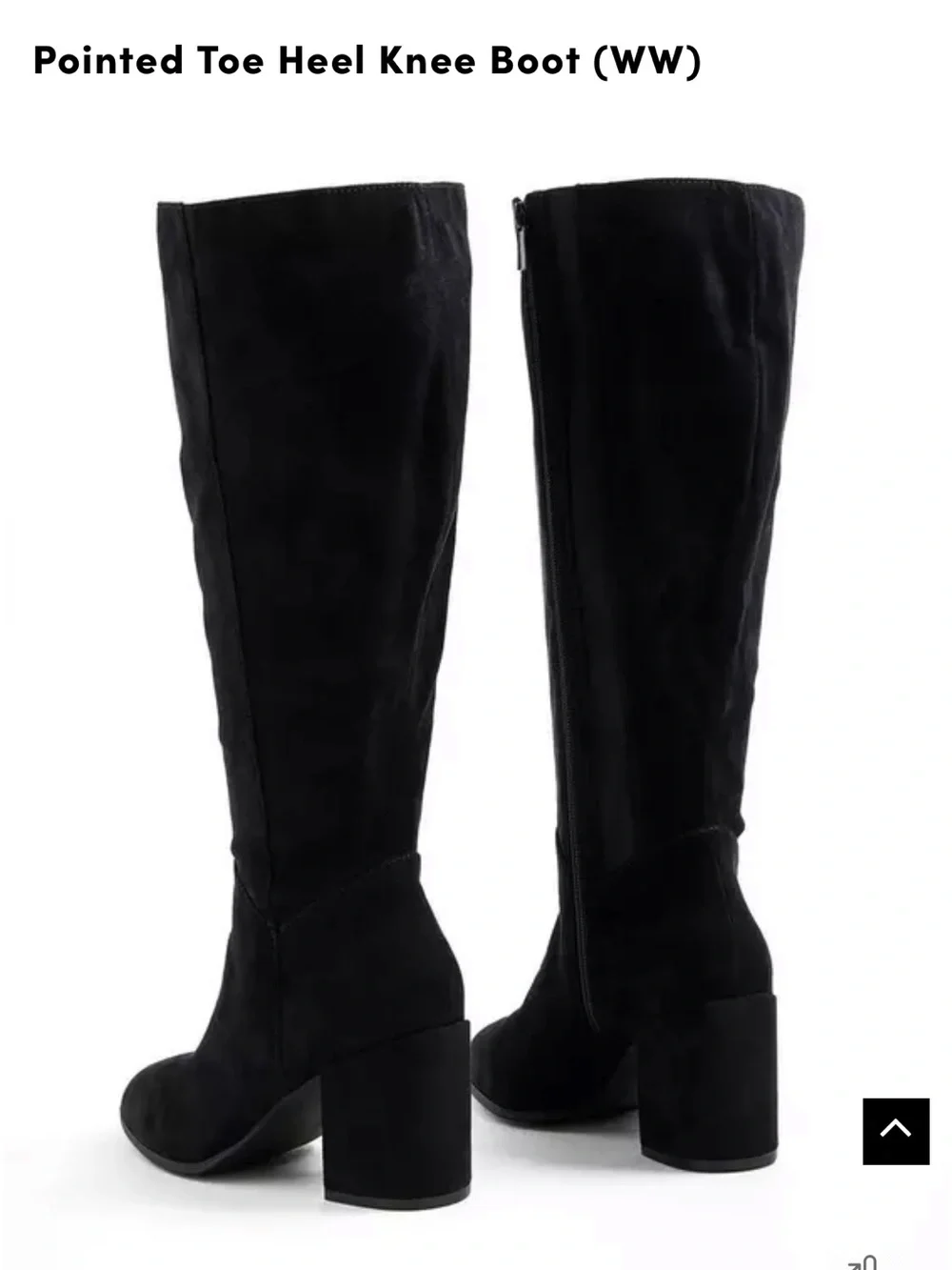 NWT/NIB extra wide calf Torrid Black Pointed Toe Over-the-Knee Block Heel Boots